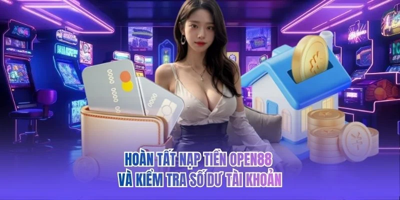 Hoàn tất nạp tiền OPEN88 và kiểm tra số dư tài khoản