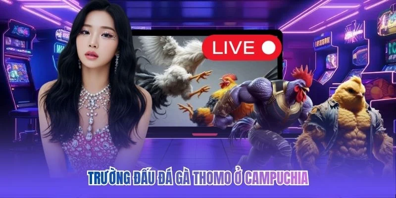 Trường đấu đá gà Thomo ở Campuchia